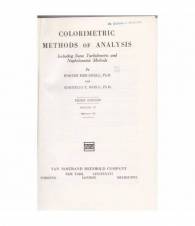 Colorimetric Methods of Analysis. IV. Organic.II