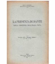 La presenza di Dante nella coscienza dell'Italia nova