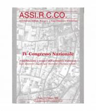 ASSI.R.C.CO. IV Congresso Nazionale. "Consolidamento e recupero dell'architettura tradizionale…"