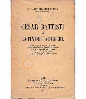 Cesar Battisti et la fin de l'autriche