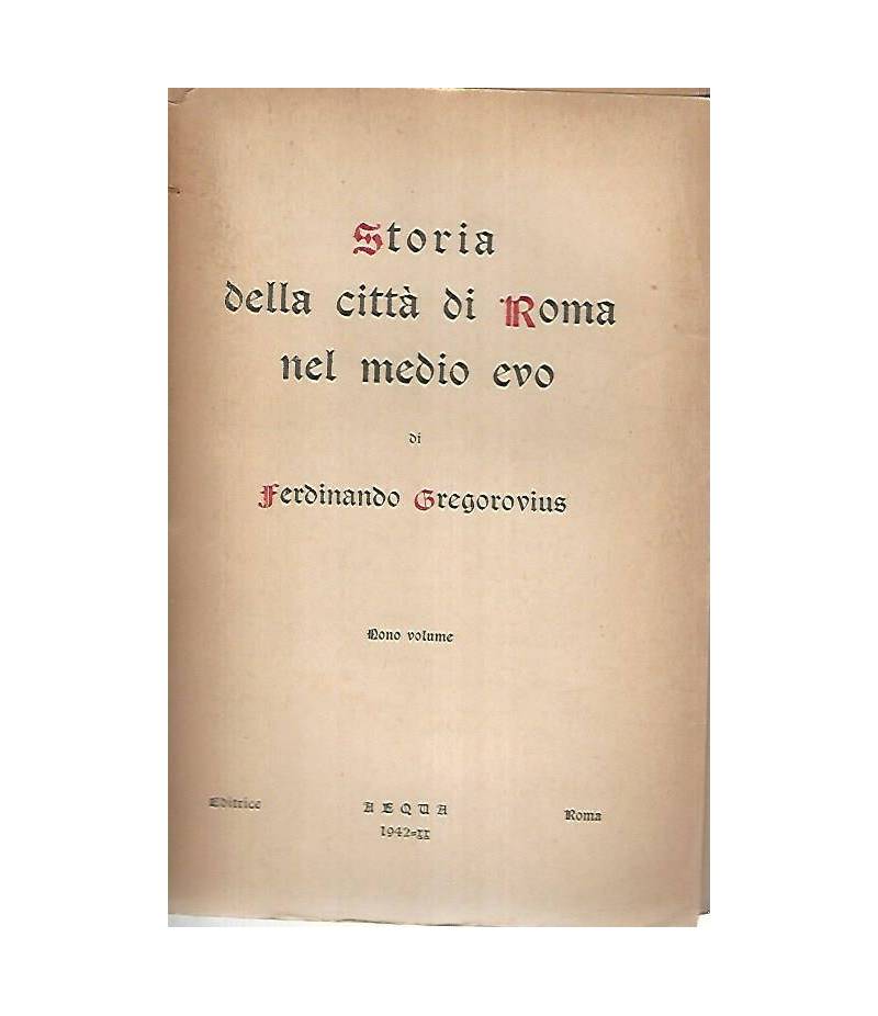 Storia della città di Roma nel medio evo. Volume nono