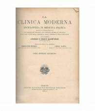 La clinica moderna enciclopedia di medicina pratica. Indice generale alfabetico