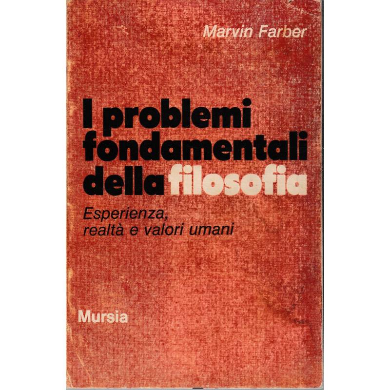 I problemi fondamentali della Filosofia