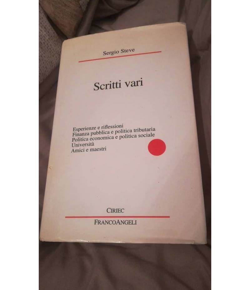 SCRITTI VARI