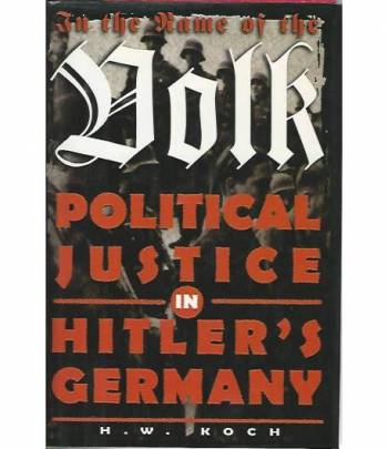 In the name of the Volk.Political justice in Hitler's Germany