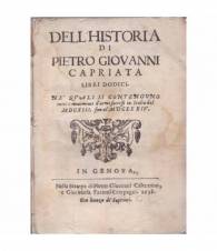 Dell'Historia di Pietro Giovanni Capriata Libri Dodici