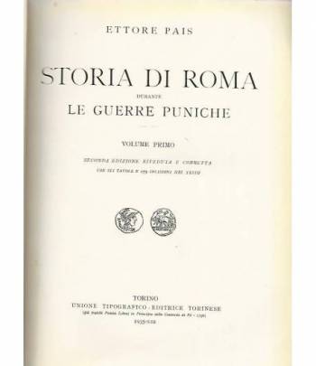 Storia di Roma durante le guerre puniche. Volume I