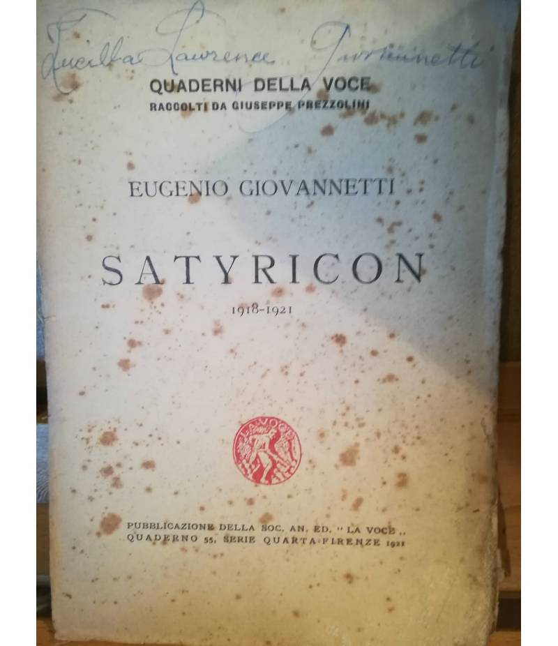 Satyricon (1918-1921).