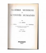 Algèbre moderne et activités humaines