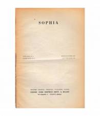 Sophia. Anno XVII, n.1  Gennaio - Marzo 1949