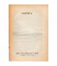Sophia. Anno XVIII n. 2  Apr.-Giu. 1950