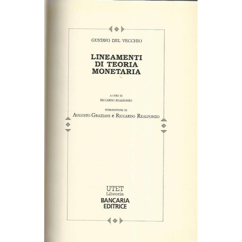 Lineamenti di teoria monetaria