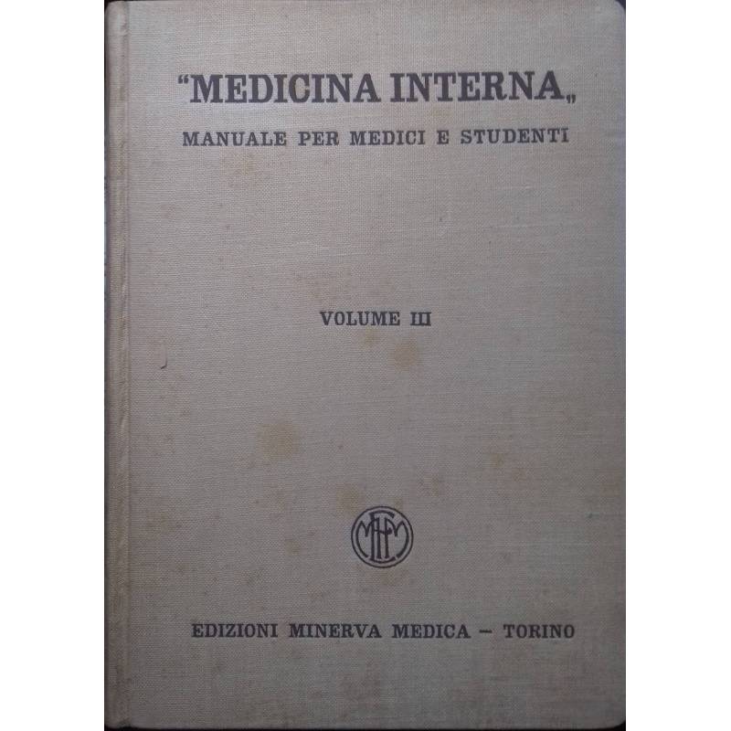 Medicina interna. Manuale per medici e studenti. Volume III