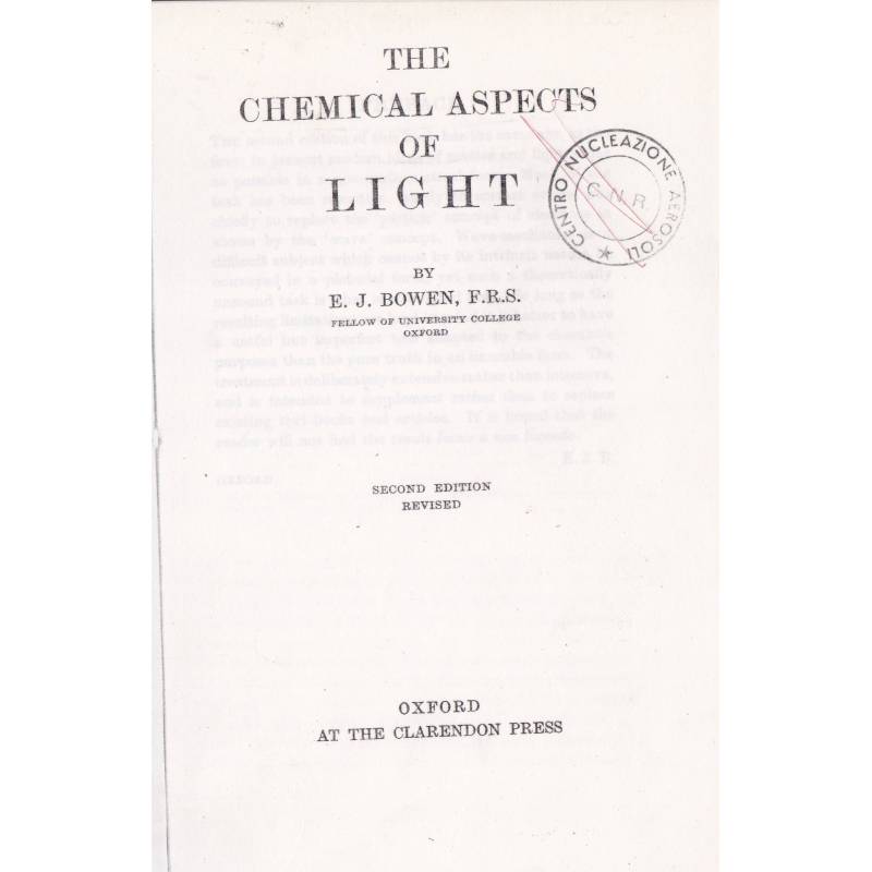 The Chemical Aspects of Light
