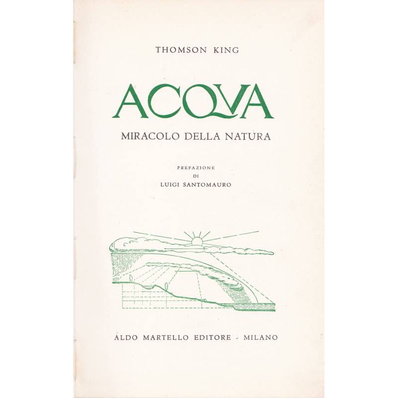 Acqua. Miracolo della natura.