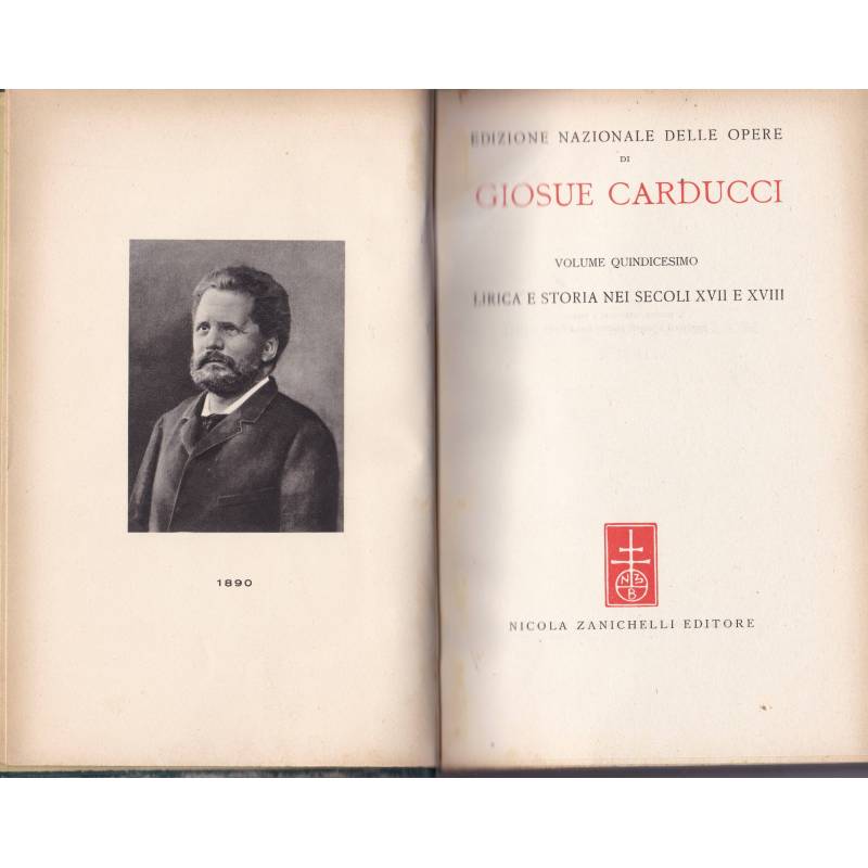 Opere. XV. Lirica e storia nei secoli XVII e XVIII.