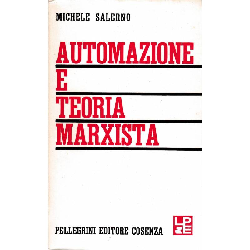 Automazione e teoria marxista