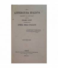 Letteratura italiana esempj e giudizj