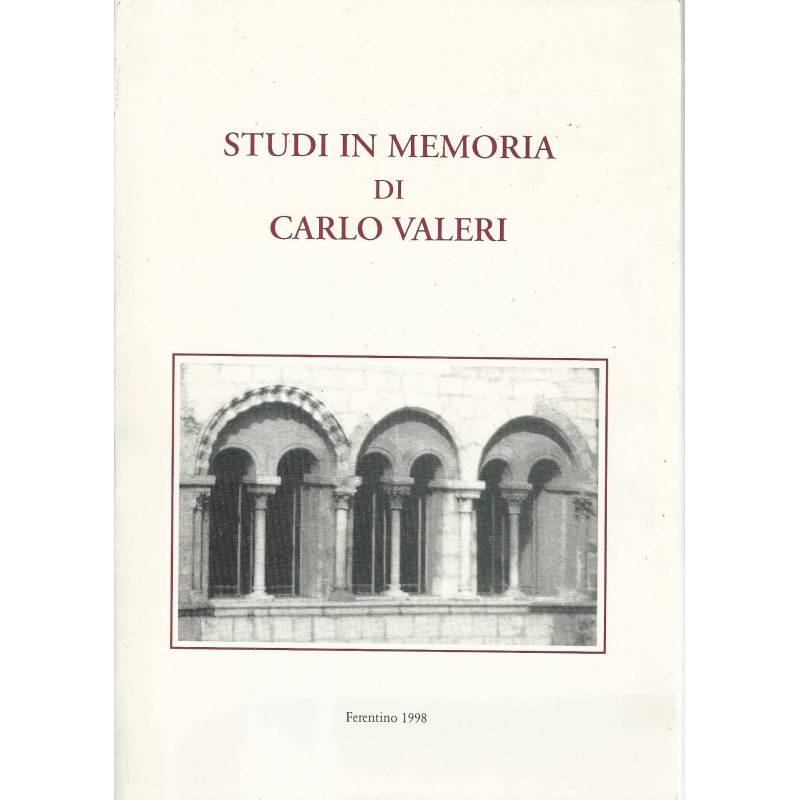 Studi in memoria di Carlo Valeri