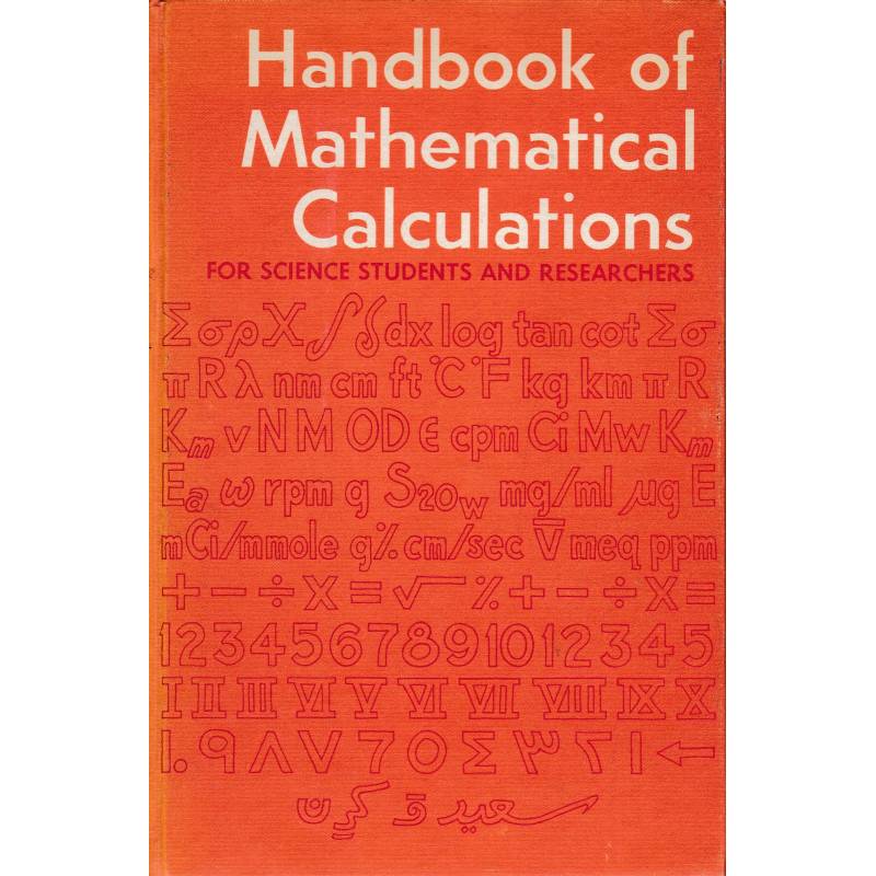 Handbook of Mathematical Calculations