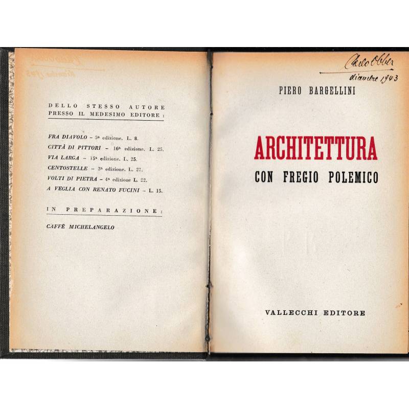 Architettura con fregio polemico