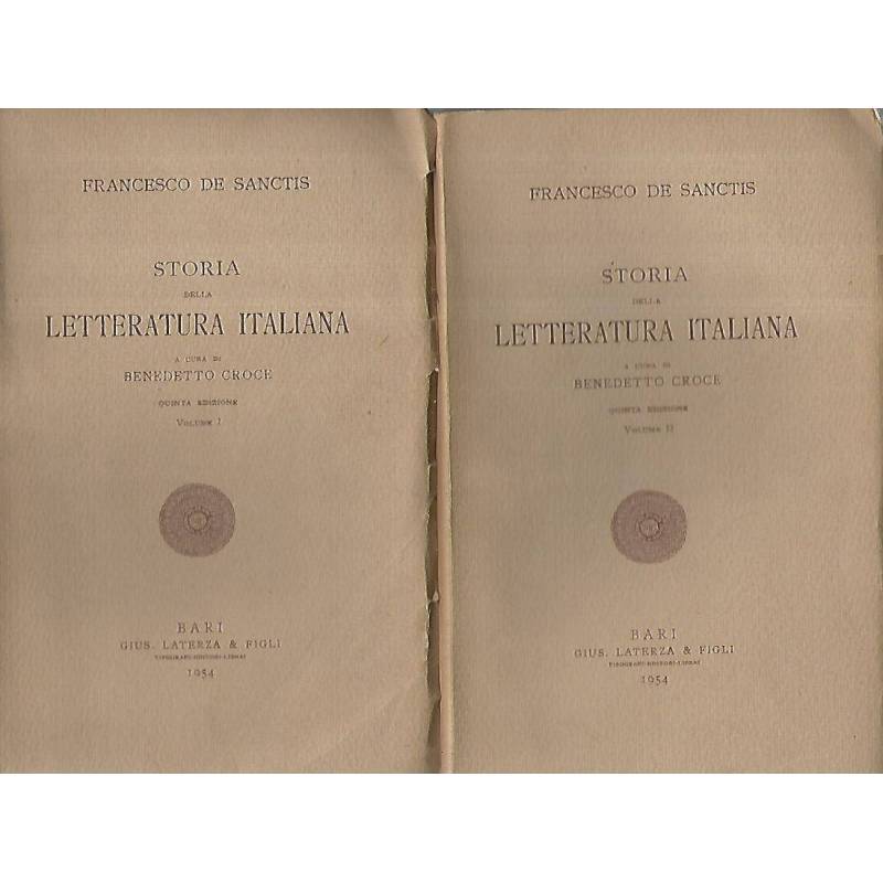 Storia della letteratura italiana. Volume 1-2