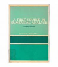 A first course in numerical analysis. International student edition