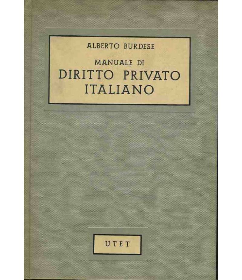 Manuale di diritto privato italiano