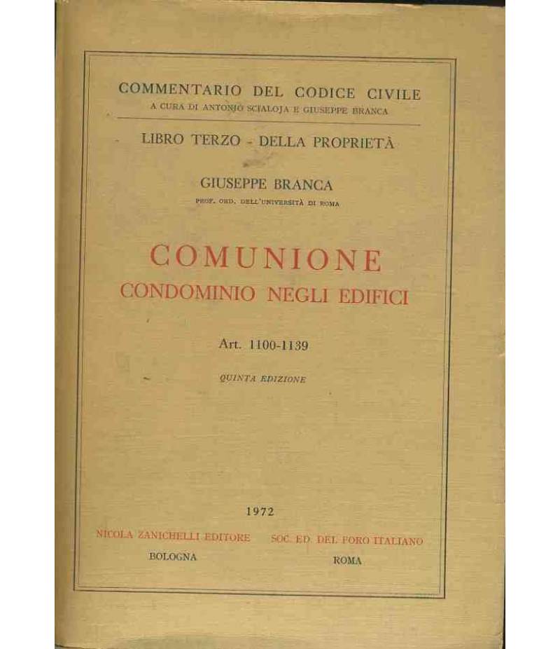 Comunione condominio negli edifici