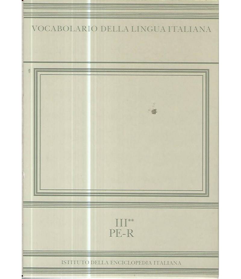 Vocabolario della lingua italiana III tomo 2. Pe -R