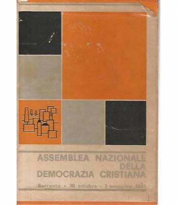 Assemblea nazionale della democrazia cristiana. 6 volumi