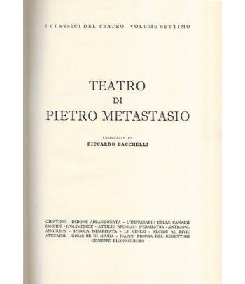Teatro di Pietro Metastasio