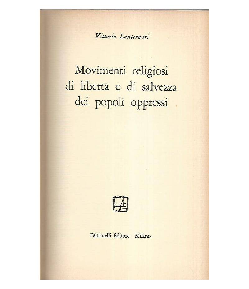 Movimenti religiosi di libertà e di salvezza dei popoli oppressi